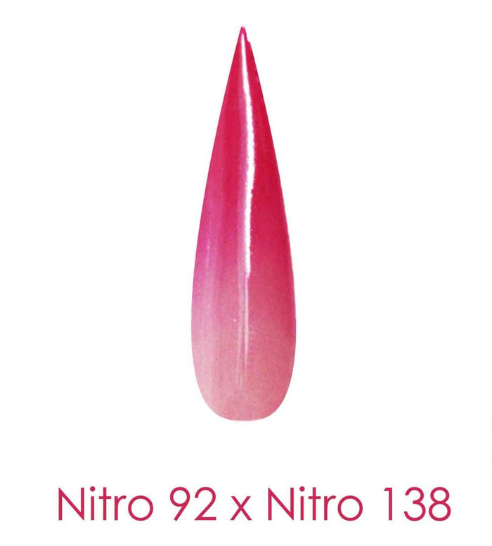 Nitro Dipping Powder - Set of 2 Ombre Colors 2oz/Jar - LONELY SCHOOL (NT092 X 138)