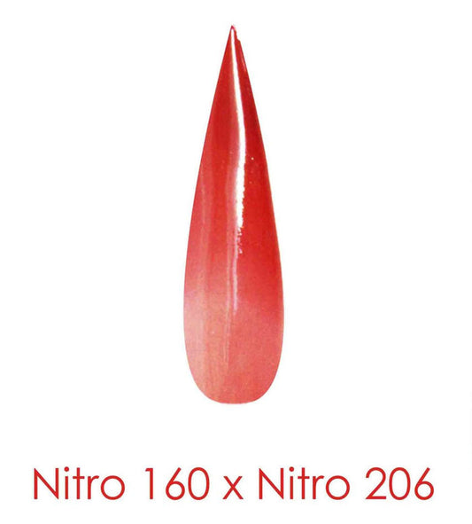 Nitro Dipping Powder - Set of 2 Ombre Colors 2oz/Jar - NAKED TOUCH (NT160 X 206)