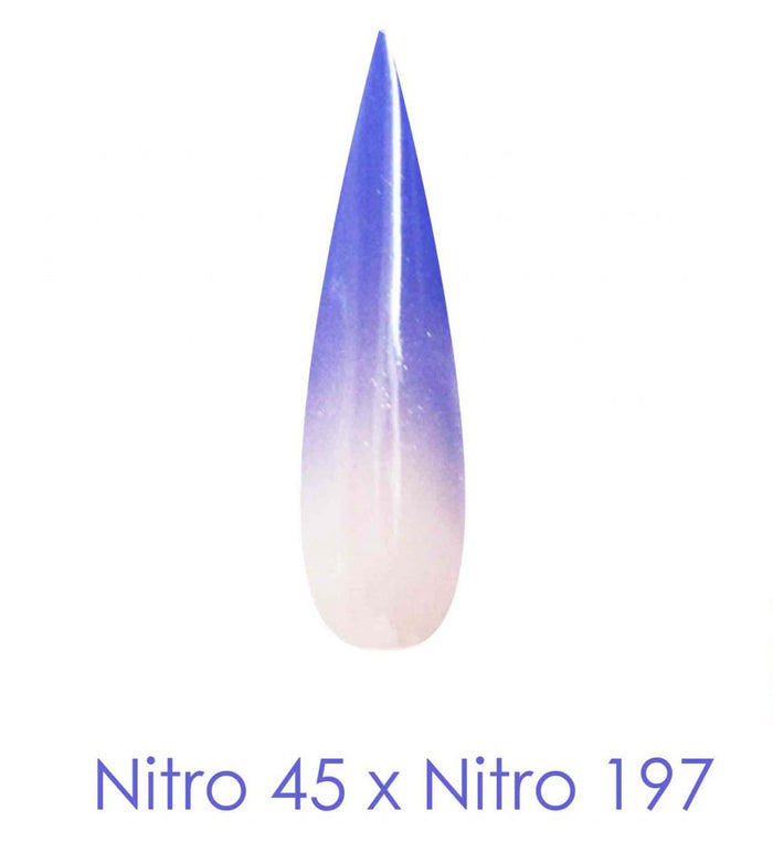 Nitro Dipping Powder - Set of 2 Ombre Colors 2oz/Jar - PRINCE CHARMER (NT045 X 197)