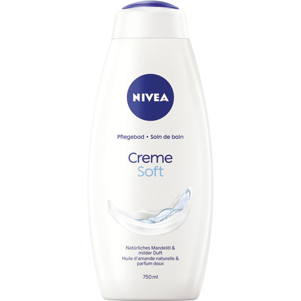 Nivea Creme Soft Almond oil Body Wash German Imported 750ml / 25.36 fl oz