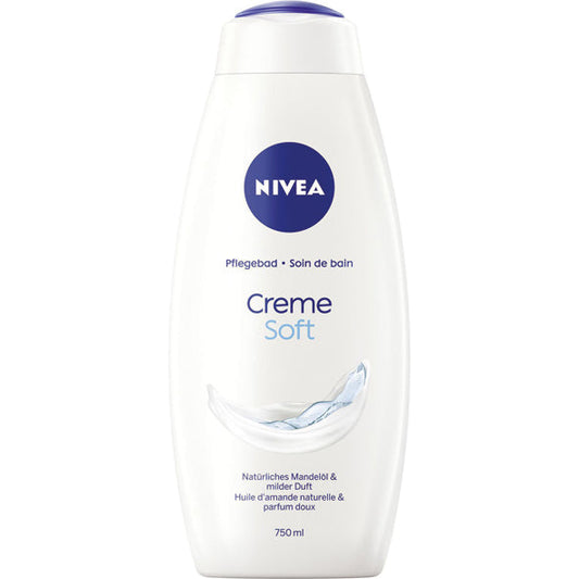Nivea Creme Soft Almond oil Body Wash German Imported 750ml / 25.36 fl oz