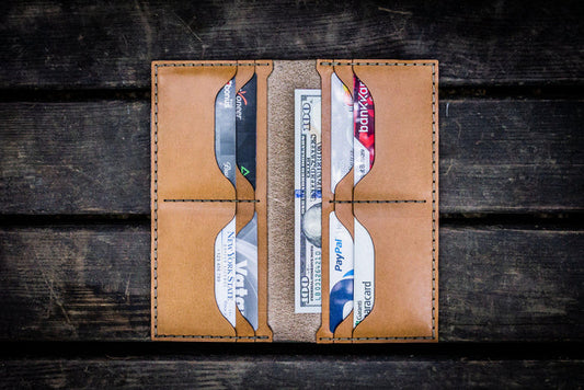 No.49 Handmade Leather Women Wallet - Natural