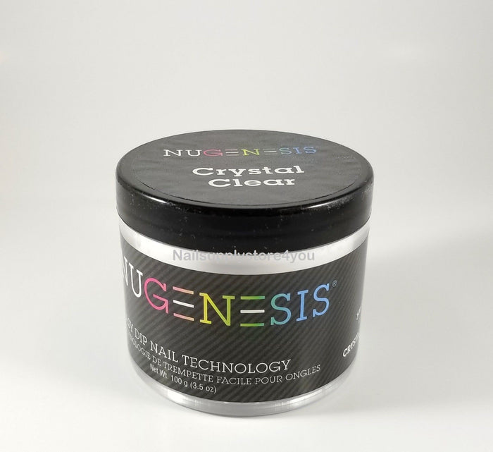 NuGenesis Manicure Nail Dipping Powder CRYSTAL CLEAR (3.5oz/100g)