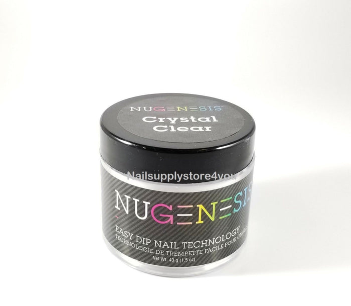 NuGenesis Nail Dipping Powder  2oz/43g - Crystal Clear