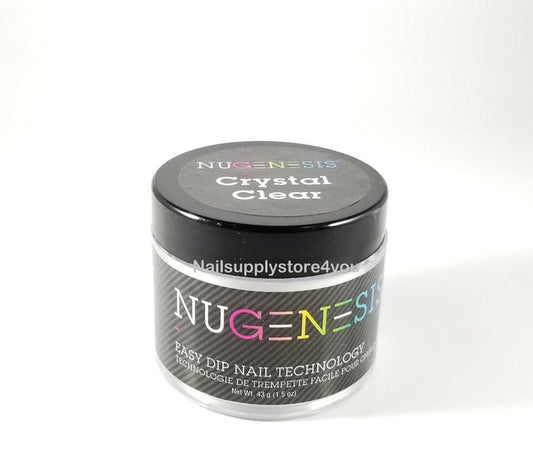 NuGenesis Nail Dipping Powder  2oz/43g - Crystal Clear