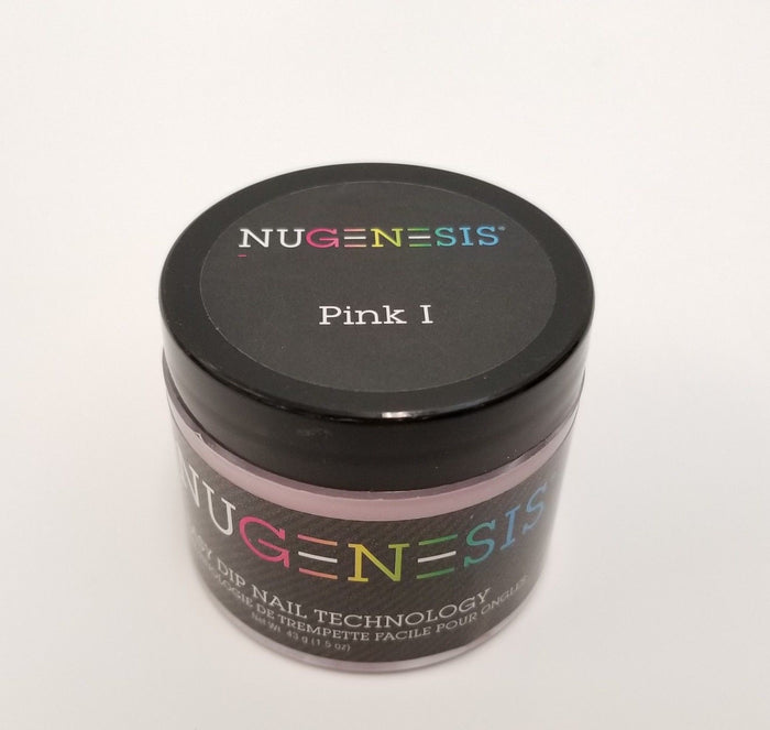 NuGenesis Nail Dipping Powder PINKS & WHITES - 2oz/43gr jar