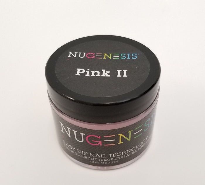 NuGenesis Nail Dipping Powder PINKS & WHITES - 2oz/43gr jar