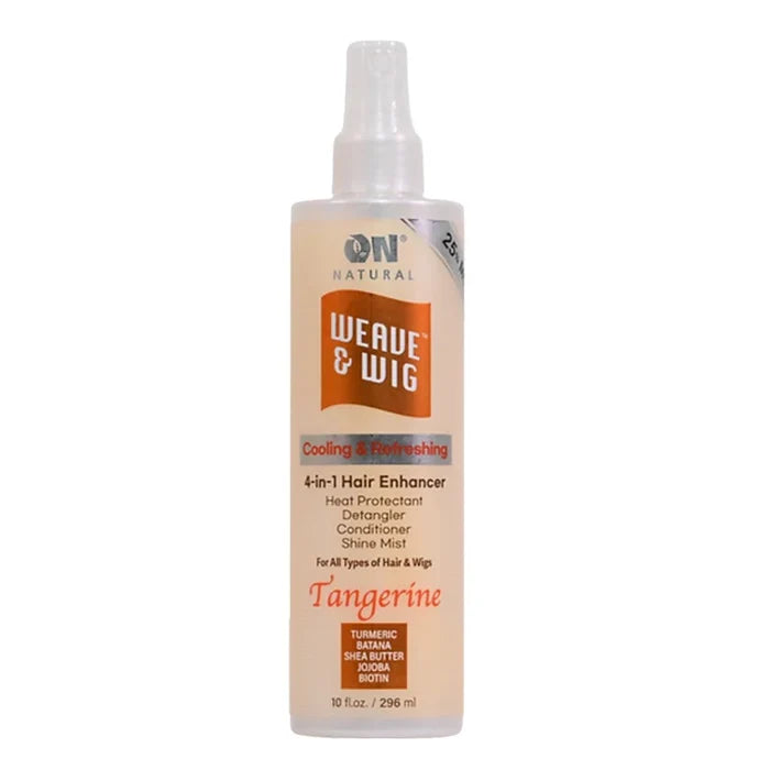 ON NATURAL Weave & Wig 4-In-1 Hair Enhancer Heat Protectant Detangler & Conditioner