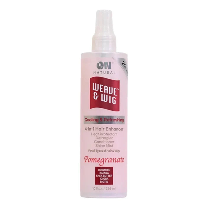 ON NATURAL Weave & Wig 4-In-1 Hair Enhancer Heat Protectant Detangler & Conditioner