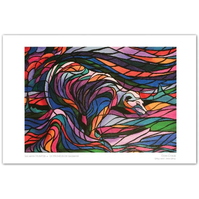 OSCARDO Art Card - Salmon Hunter