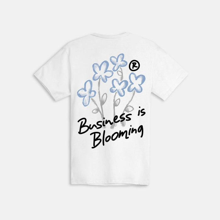 OUTRANK "BUSINESS IS BLOOMING" T-SHIRT - OR3848T - WHITE