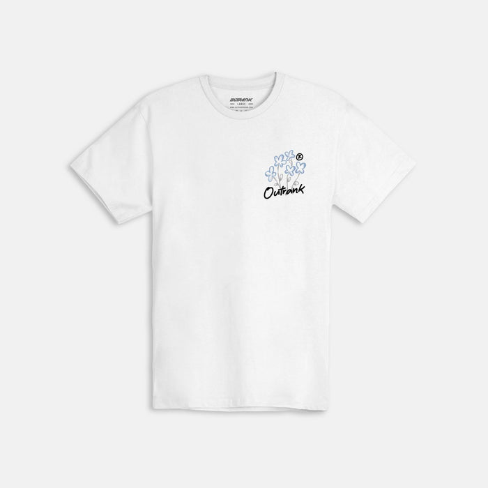 OUTRANK "BUSINESS IS BLOOMING" T-SHIRT - OR3848T - WHITE