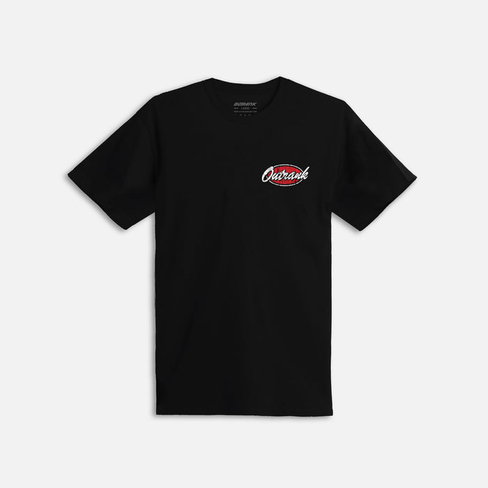 OUTRANK MOVES OVER WORDS T-SHIRT - OR3825T - BLACK