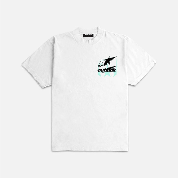 OUTRANK "STAY MOVING ULTRA HEAVYWEIGHT" T-SHIRT - OR4022PR -  WHITE PR