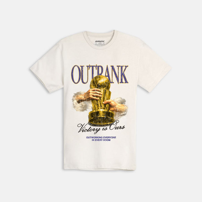 OUTRANK "VICTORY IS OURS" T-SHIRT - OR3854T - CREAM