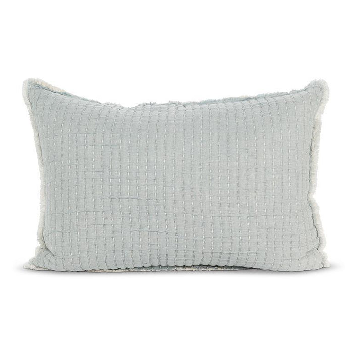 Overstitch Rectangle Pillow-24x16"H