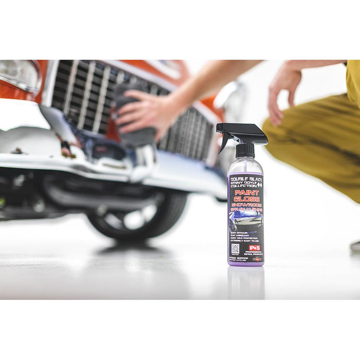 P&S Paint Gloss Showroom Spray n Shine Quick Detailer 16oz on a white background.