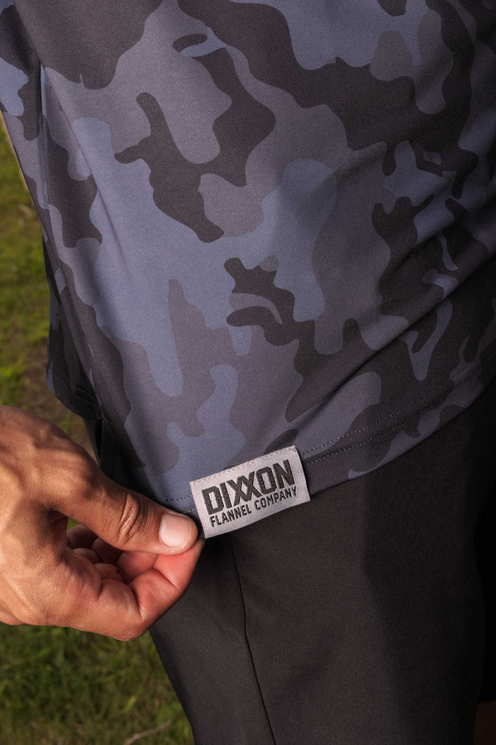 Party Polo - Black Camo