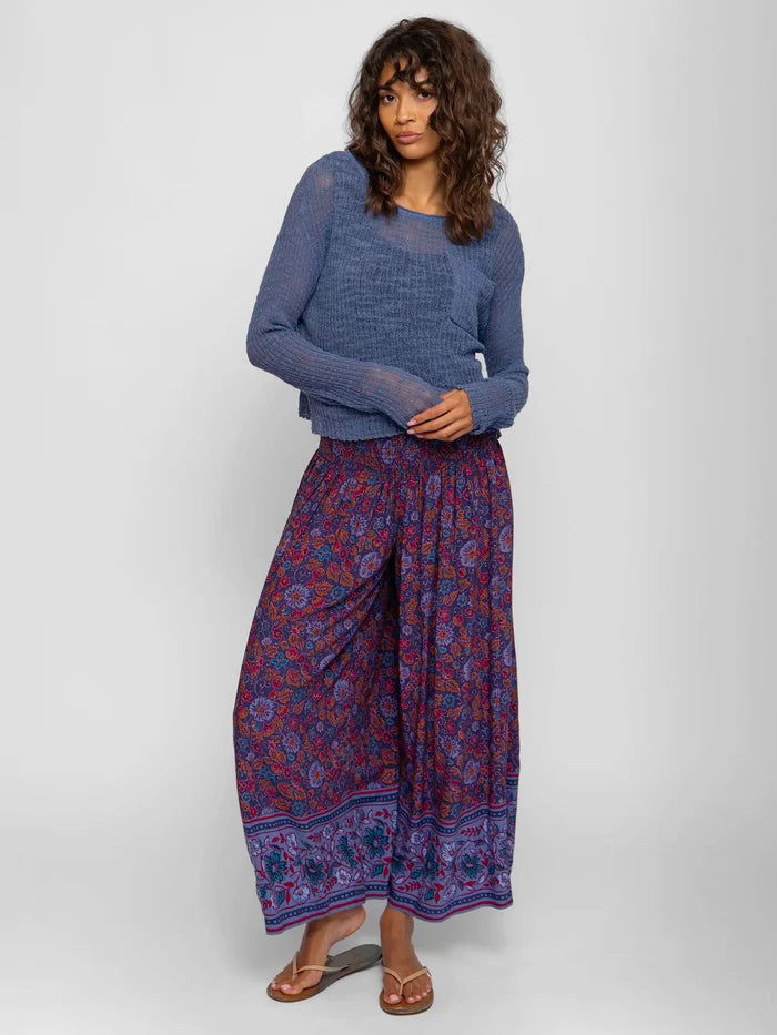 Patti Layering Sweater - Heather Blue-view 3