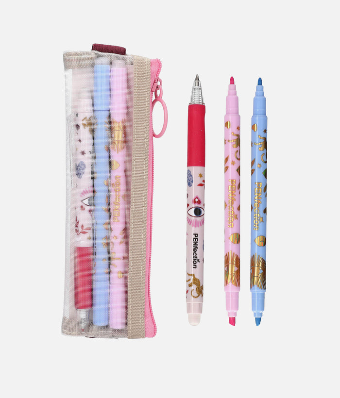 PENfection Notebook With Pen Set & Sticker Sheet Included - 0013891