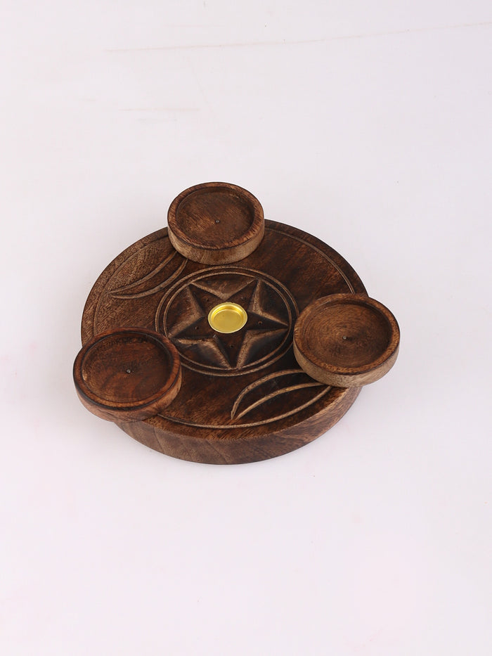 Pentacle Incense/Tealight Burner | One Colour-Image 2