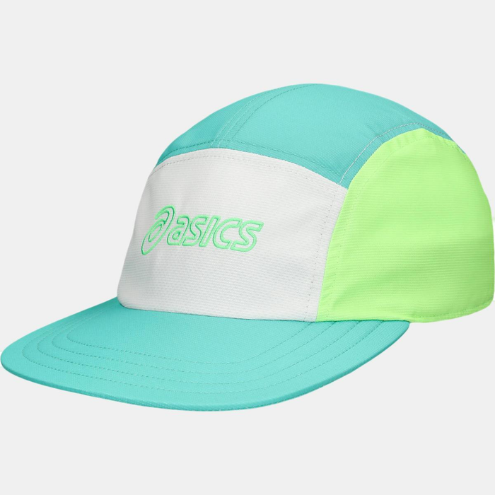 ASICS PERFORMANCE RUNNING PANEL CAP AURORA GREEN