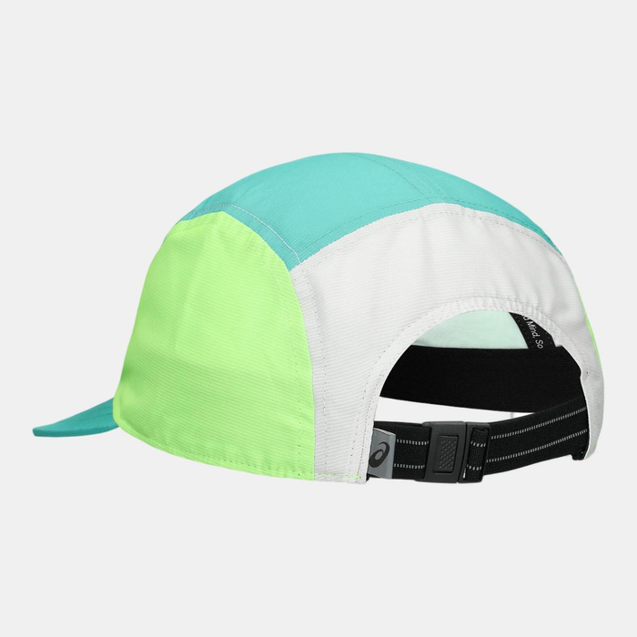 ASICS PERFORMANCE RUNNING PANEL CAP AURORA GREEN