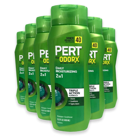 PERT - 2-in-1 Classic Clean Shampoo and Conditioner - 13.5 Oz - 6 Pack