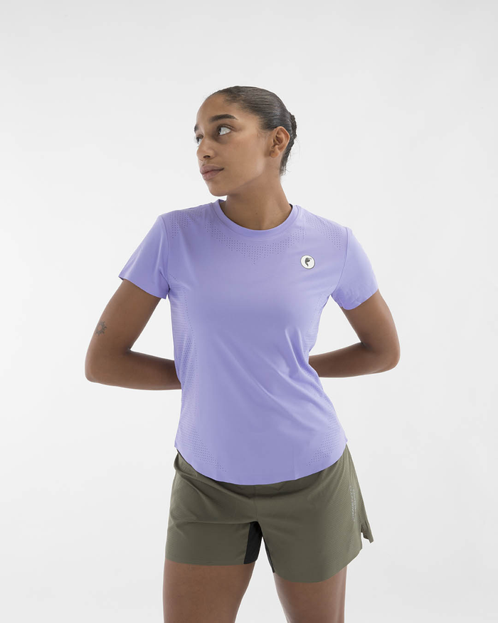 PIMIENTO NEGRO CAMISETA MORADO MUJER