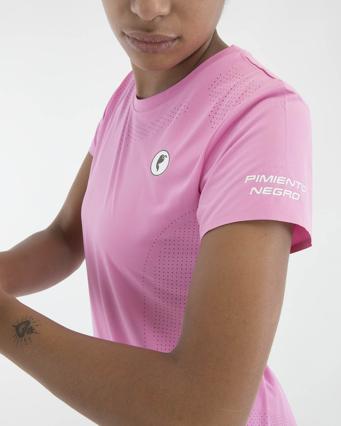 PIMIENTO NEGRO CAMISETA PINK MUJER