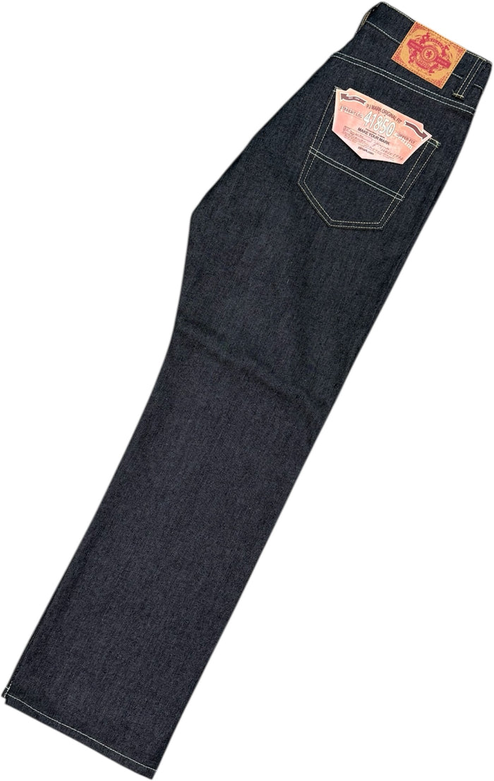PJ MARK STRAIGHT FIT JEANS - 41850 - RAW BLACK