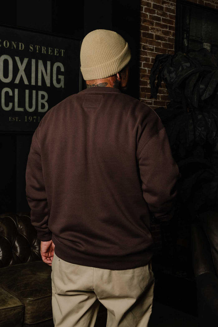 Pocket Crewneck - Brown