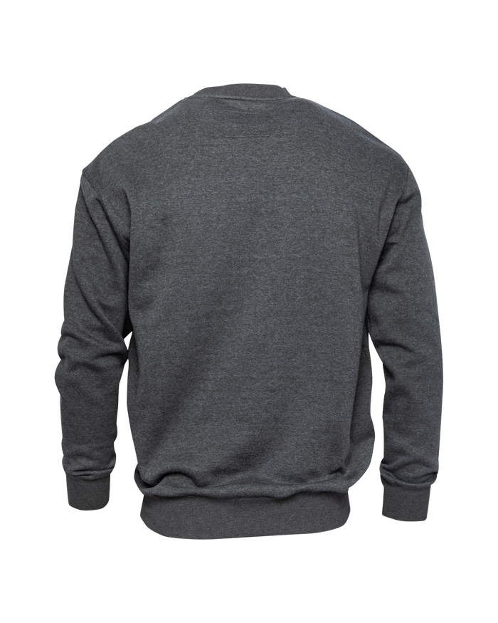 Pocket Crewneck - Heathered Charcoal