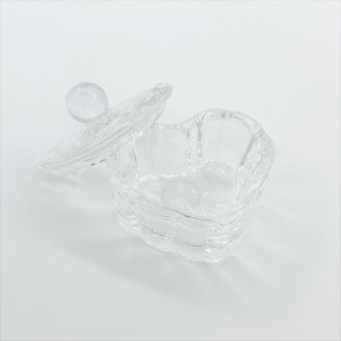 Prism Heart Glass Dish