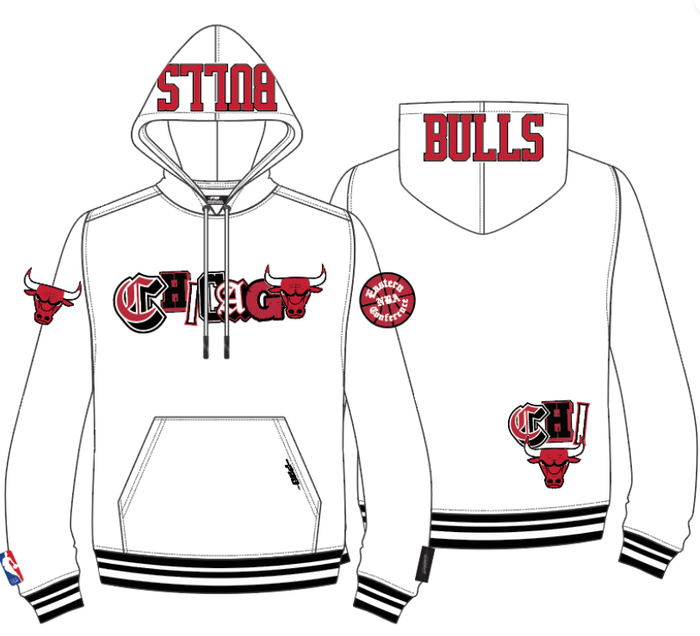 PRO STANDARD CHICAGO BULLS CITY RANSOM HOODIE - BCB5515955 - WHI