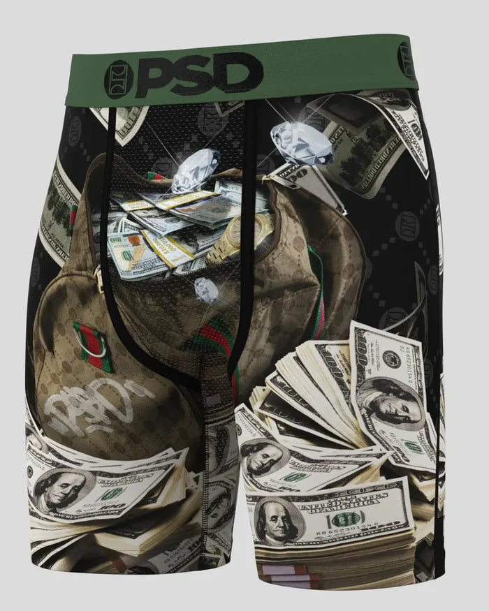 PSD BOXER BRIEF "CATCH BAG" - 425180087 - BLACK/GREEN