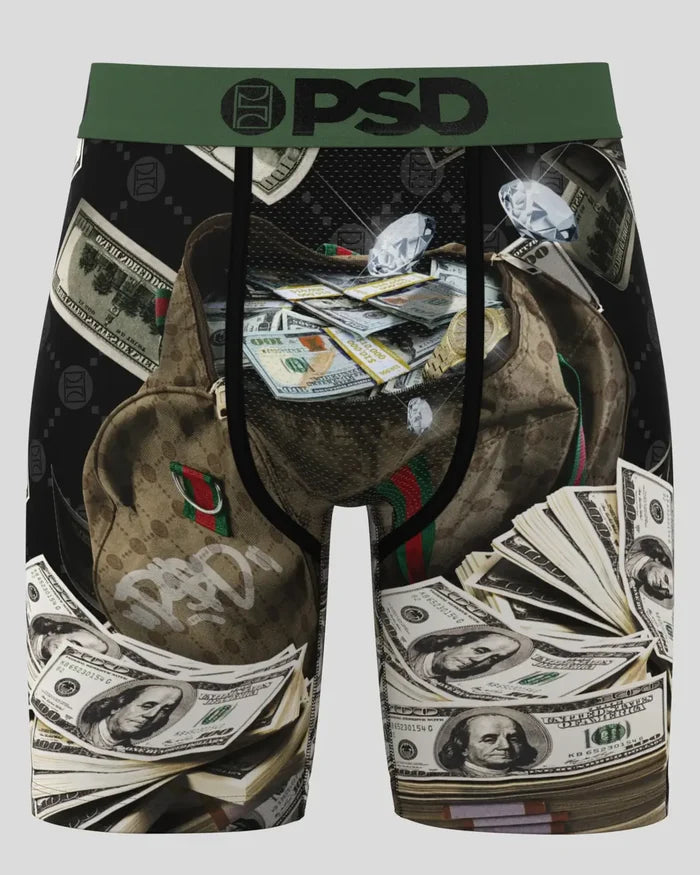 PSD BOXER BRIEF "CATCH BAG" - 425180087 - BLACK/GREEN