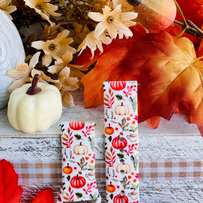 Pumpkin Bouquet Print Silicone Band For Samsung Watch