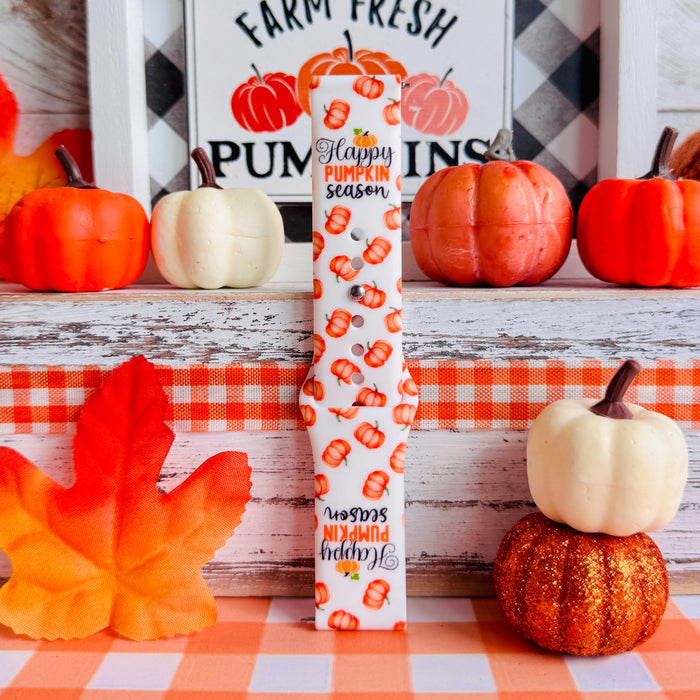 Pumpkin Season Print Silicone Band For Samsung Watch