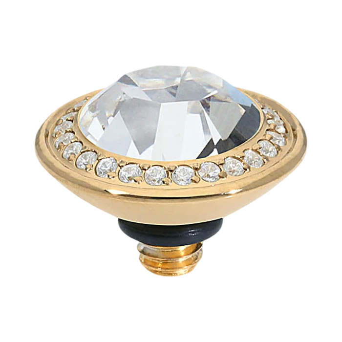 QUDO Tondo Deluxe Gold Top | Neutral Crystal Collection