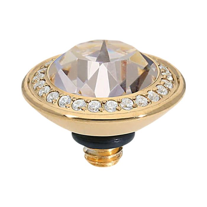 QUDO Tondo Deluxe Gold Top | Neutral Crystal Collection