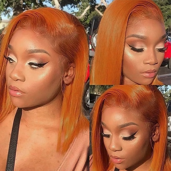 bold colored short bob wigs for black women