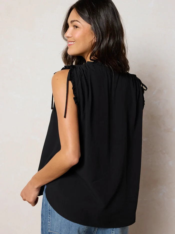 Ramona Sleeveless Top - Black-view 5