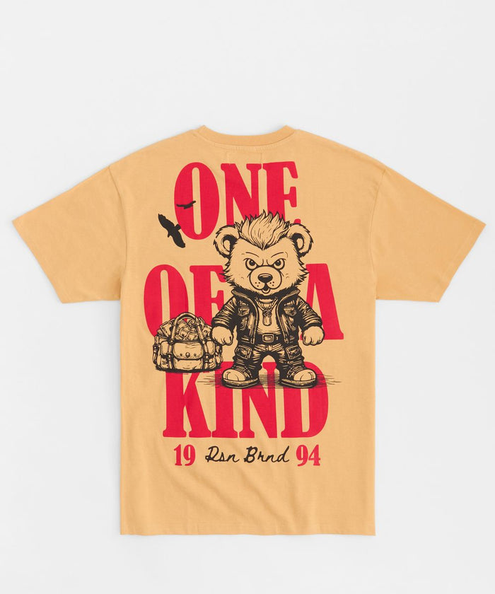REASON BRAND "BUILT DIFFERENT" T-SHIRT - RS5-110 - KHAKI