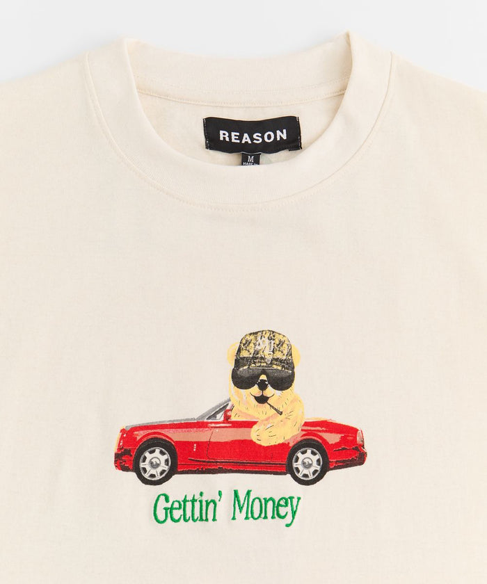 REASON BRAND "CRUISIN CUB" T-SHIRT - RCS6TM-217 - CREAM