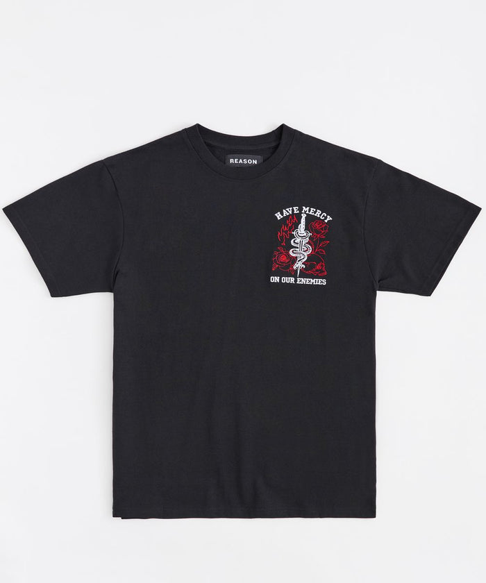REASON BRAND MERCY T-SHIRT - RS5-134 - BLACK