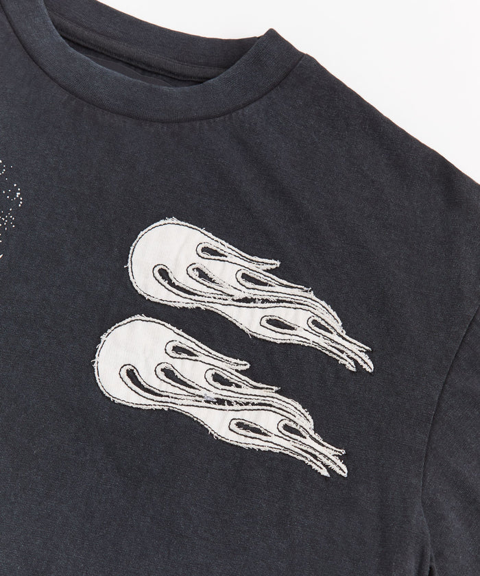 REASON BRAND "TROUBLE" T-SHIRT - RS5-171 - BLACK
