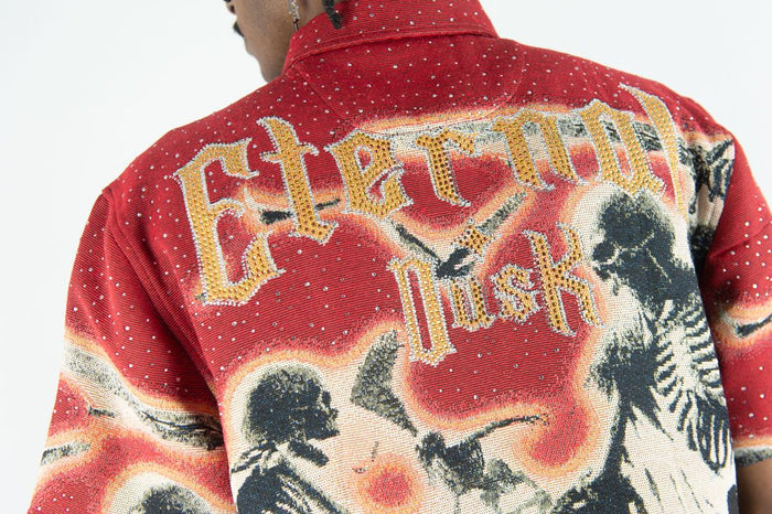 REBEL MIND ETERNAL DUSK TAPESTRY SET- 610-12704 - RED