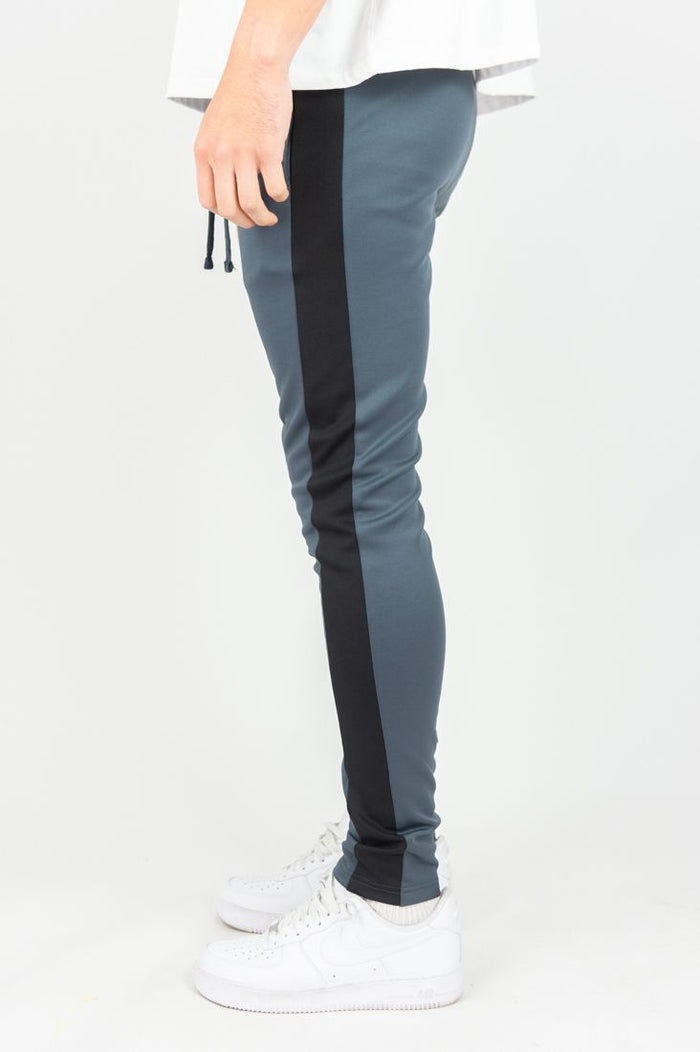 REBEL MIND TRACK PANTS - 100-401 - CHARCOAL/BLACK