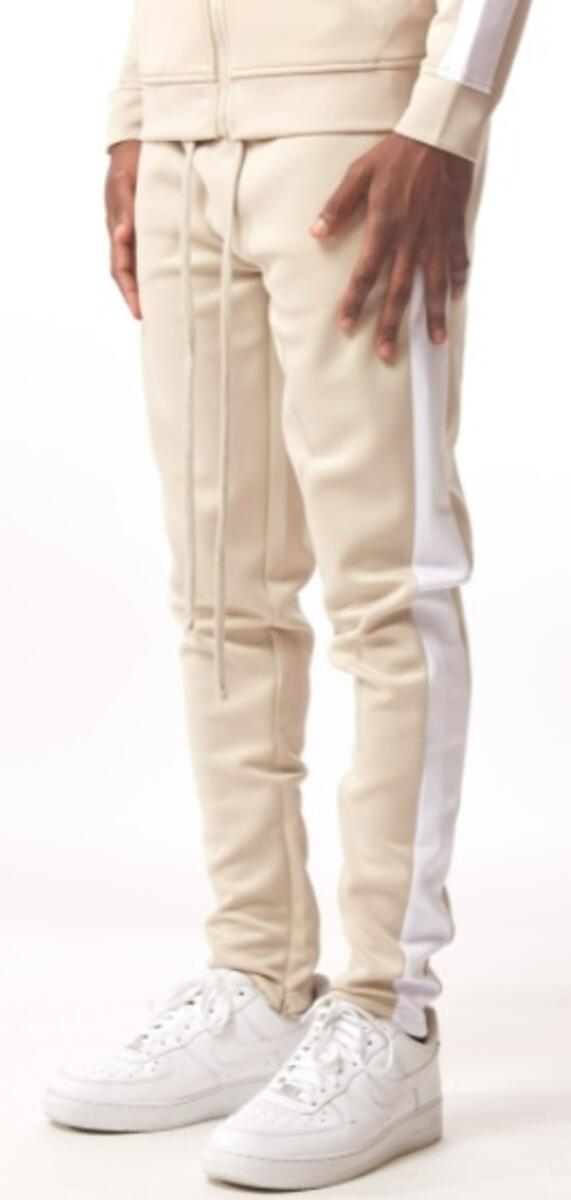 REBEL MIND TRACK PANTS - 100-402 - CREAM